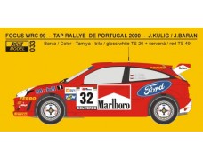 Decal – Ford Focus WRC Rally Portugal 2000 – J.Kulig